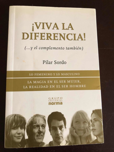 Libro Viva La Diferencia - Pilar Sordo - Muy Buen Estado