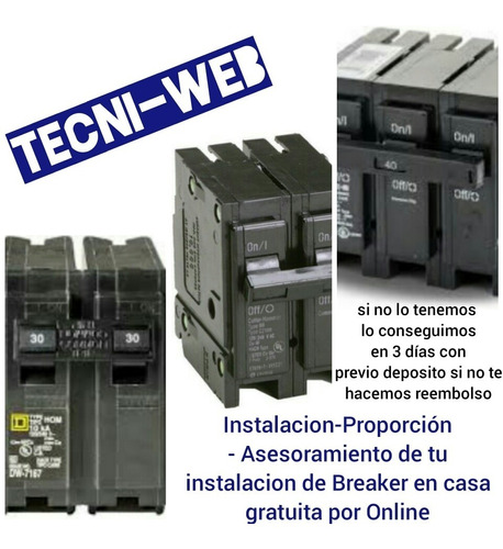 Venta De Breakers Y Asesoramiento Gratuito Para Tu Casa 