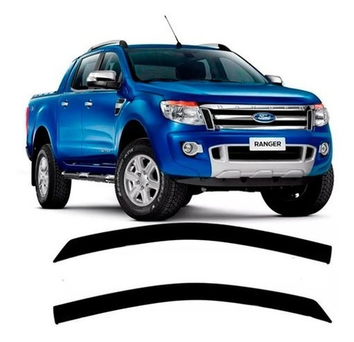 Deflectores De Ventana Delantero Ford Ranger 2012+ De Colisa