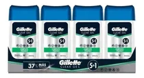 Comprar Gillette Antitranspirante 5 En 1 Clear Gel 4 Pz De 113g Cu Fragancia Clear Gel