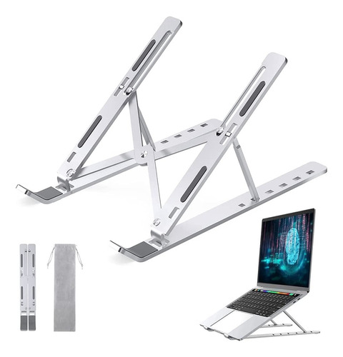 Soporte Para Laptop Portátil De Aluminio Plegable Ajustable