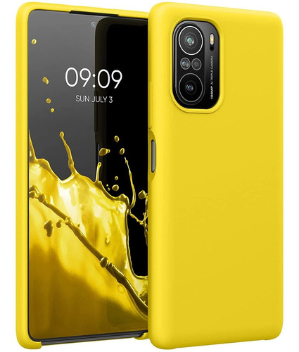 Funda Xiaomi Mi 11 & Poco F3 De Silicona - Amarillo Vibrante