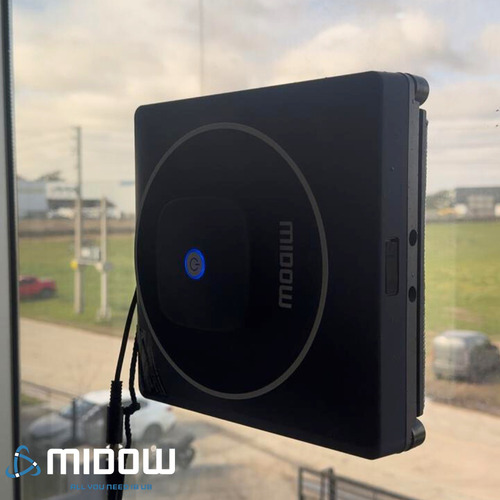 Robot Limpia Vidrios Inteligente Midow Interior Exterior 72w Control Remoto App Deposito De Liquidos