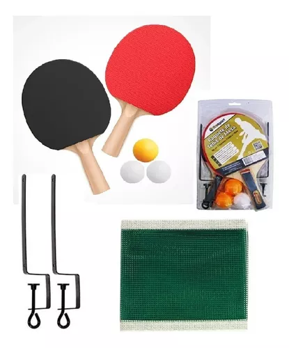 Kit 2 Raquete Tenis De Mesa Ping Pong Profissional + Brinde