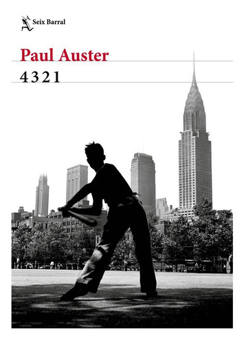 4 3 2 1, De Auster, Paul. Editorial Seix Barral, Tapa Blanda En Español