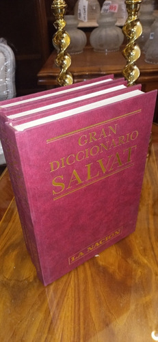 Libros Usados 3 Tomos Doccionaris Salvat La Nacion N660