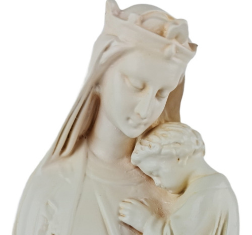 Imagem 3 de 7 de Imagem Escultura Nossa Senhora Da Sabedoria 40cm