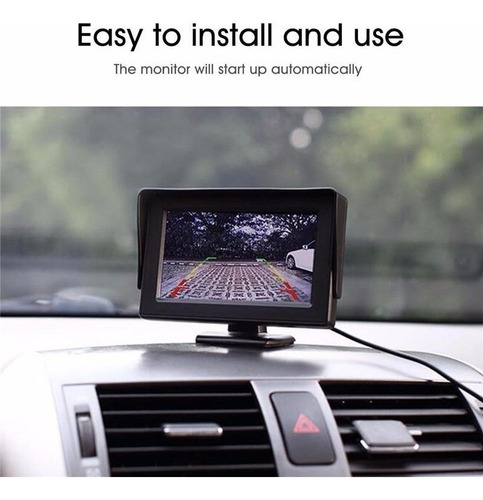 Pantalla Monitor Lcd Para Camara De Retroceso 4.3''