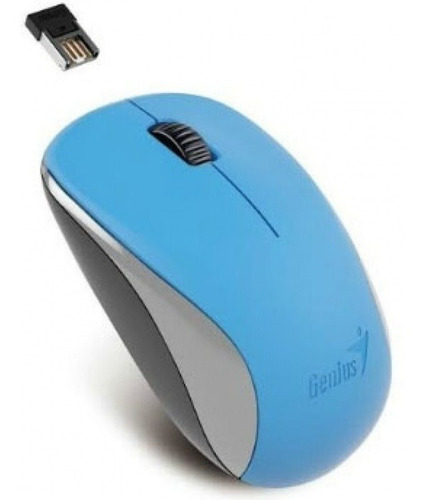 Imagen 2 de 5 de Mouse Inalambico Genius Nx-7000 Blueeye Usb Celeste