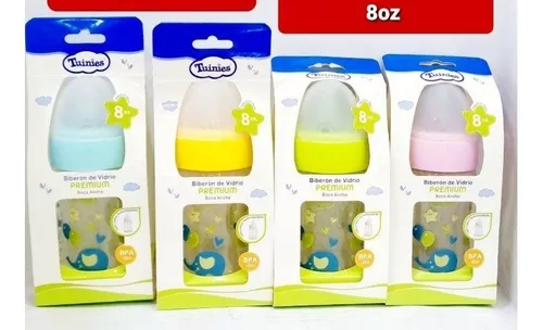 Evenflo - Biberones de vidrio Premium Proflo Plus con ventilación para  bebé, niño y recién nacido, 0, Transparente