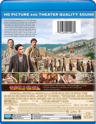 Imagen 2 de 3 de Blu-ray + Dvd The Promise / La Promesa (2017)