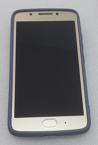 Tela Moto G5 Xt1672 - Completa - Ler Descrição - Cel844 Dourado-escuro