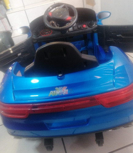 Carro Eléctrico Porsche Azul Con Control 12 V (Usado)
