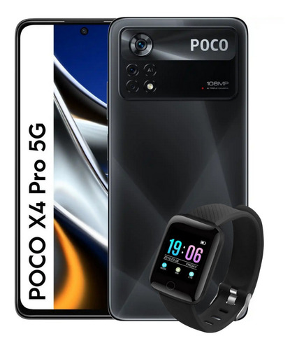 Imagen 1 de 7 de Xiaomi Poco X4 Pro 5g 8gb 256gb 108mpx Global + Smartwatch