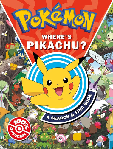Libro Pokémon Where's Pikachu? Busca A Pikachú Oficial 2023
