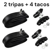 Comprar 2 Tripas Rin 20 + 4 Tacos De Freno Para Bicicleta Bmx