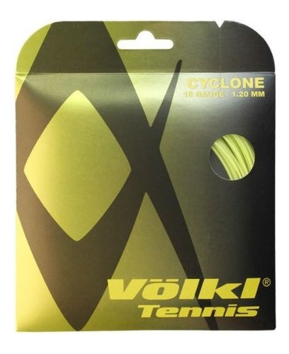 Conjunto Ciclon Volkl Neon  Cuerda Para Raqueta De Tenis
