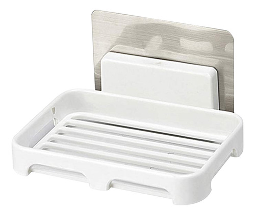 Dispensador De Jabón De Baño De Plástico Con Autoadhesivo