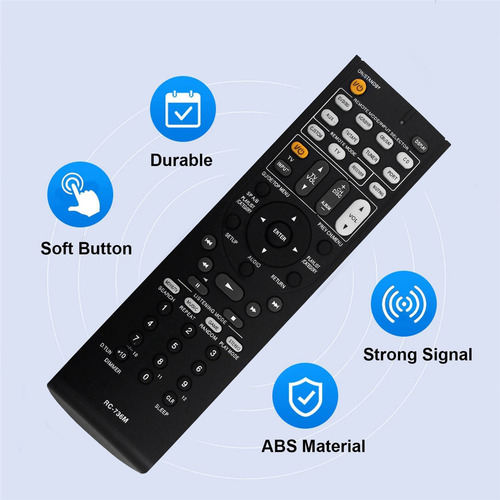 Rc-736m Substitua O Controle Remoto Para O Sistema De Teatro