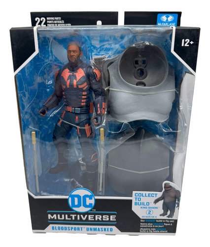 Dc Multivers Bloodsport Unmasked Suicide Squad Mcfarlane Rct (Usado)