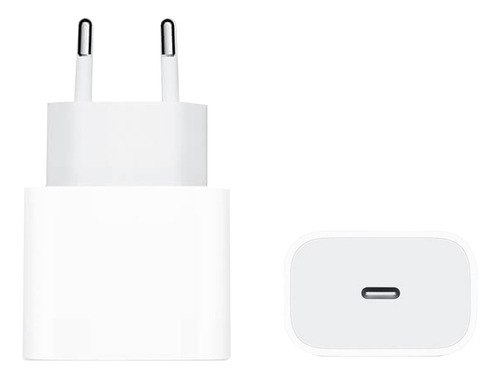 Imagen 2 de 8 de Ficha Y Cable Usb-c Tipo C 1m Lightning Para iPhone 12 Otec