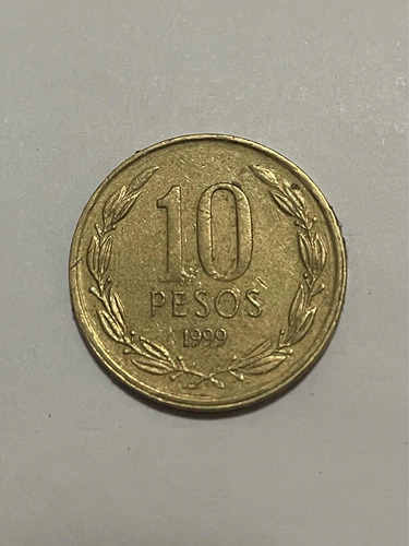 Moneda 10pesos Chilena De 1999