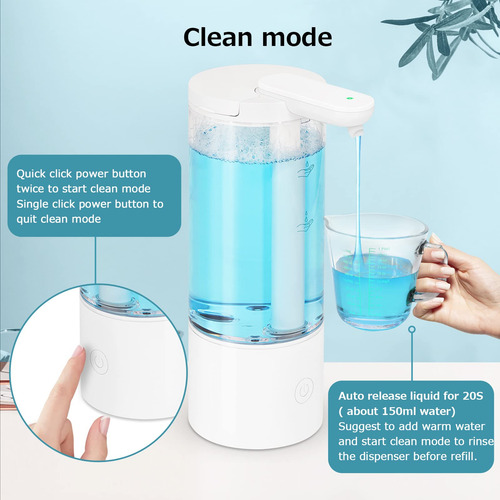 Laopao Dispensador Automático De Jabón Líquido Recargable Mm