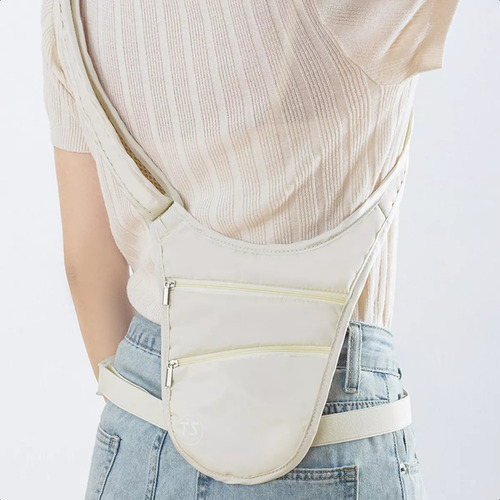 A Riñonera Deportiva Casual De Lona Invisible Para Robo, 2
