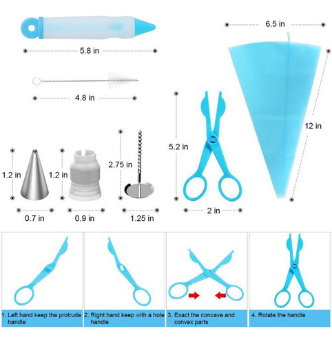 Alta Calidad Juego De 42 Puntas Para Decorar Tartas,