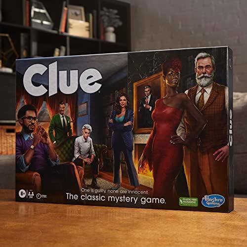 Juego De Mesa Hasbro Gaming Clue Para Niños De 8 Años En Ade
