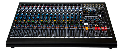 Mesa De Som Dbr Dm-16 Usb Com 16 Canais Com Efeito