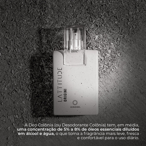 Lattitude Origini 100ml Hinode Deo Colônia Perfume Masculino + Brinde