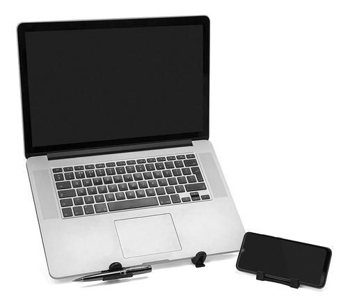 Suporte P/notebook Em Aço C/apoio De Celular E Caneta Nr17