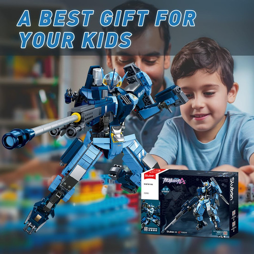 Blocos De Construção Do Robô War Mecha Com Brinquedo Modelo