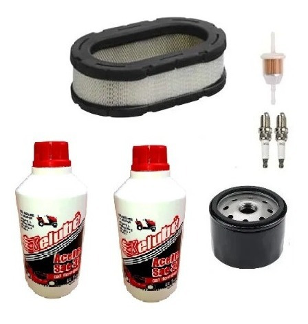 Kit Filtros Aceite Bujias Tractor Para Kohler Cub Cadet 26hp