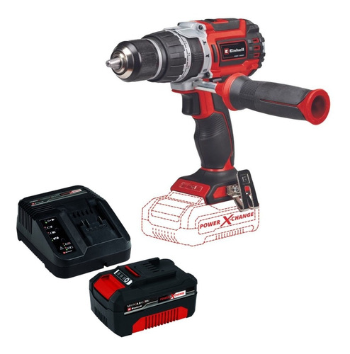 Taladro Atornillador Percutor Brushless Einhell Batería 4 Ah