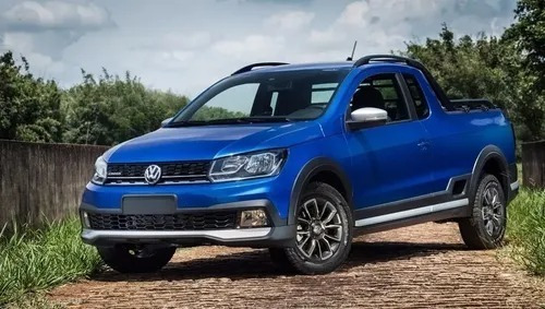 2 Rodas Vw Saveiro Cross G7 Aro 15 4x100 (par) + 2 Bicos Cor Grafite Com Diamantado