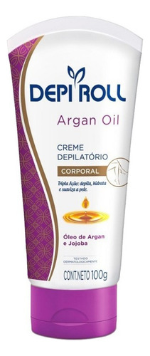 Crema Depilatoria Corporal Con Argan Oil X100g Depiroll