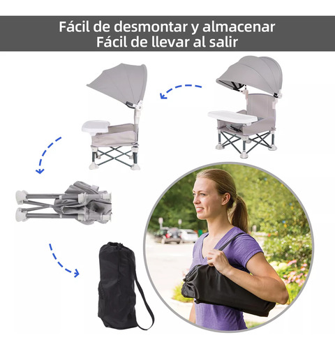 Cadeira De Jantar Tall Baby Periquera Com Bandeja