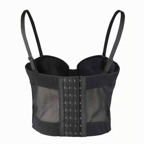 Bustier Corset Bralette Push Up Sujetador Crop Top Sexy