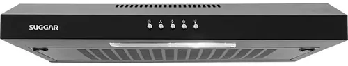 Depurador de Cozinha Suggar Slim com Manta de parede 60cm x 8.5cm x 48cm preto