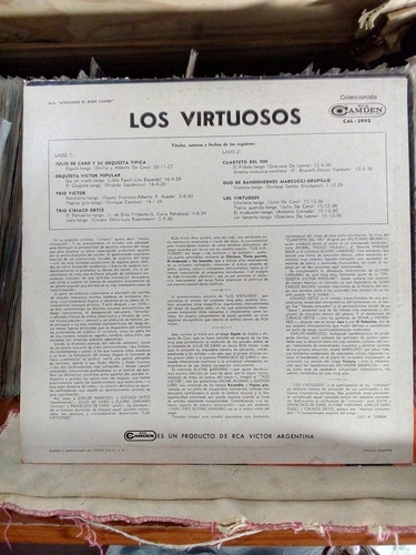 Los Virtuosos / Epoca De Oro Del Tango (vinilo) Vg+ (Usado)