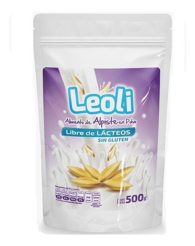 Leche Alpiste Polvo Leoli Libre Lacteos Sin Gluten 500 Grs