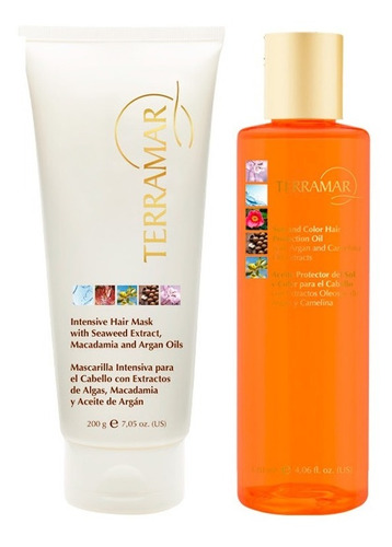 Terramar 2pack Mascarilla Y Óleo Protector De Sol Y Color