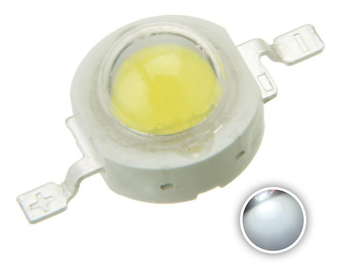 10x Led 3w Colores Smd Alto Brillo Luz Luminosidad Alta Luz Blanco
