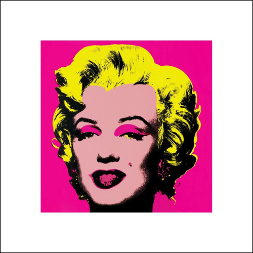 Lamina Fine Art Marylin Monroe Andy Warhol 60x60 M Y C