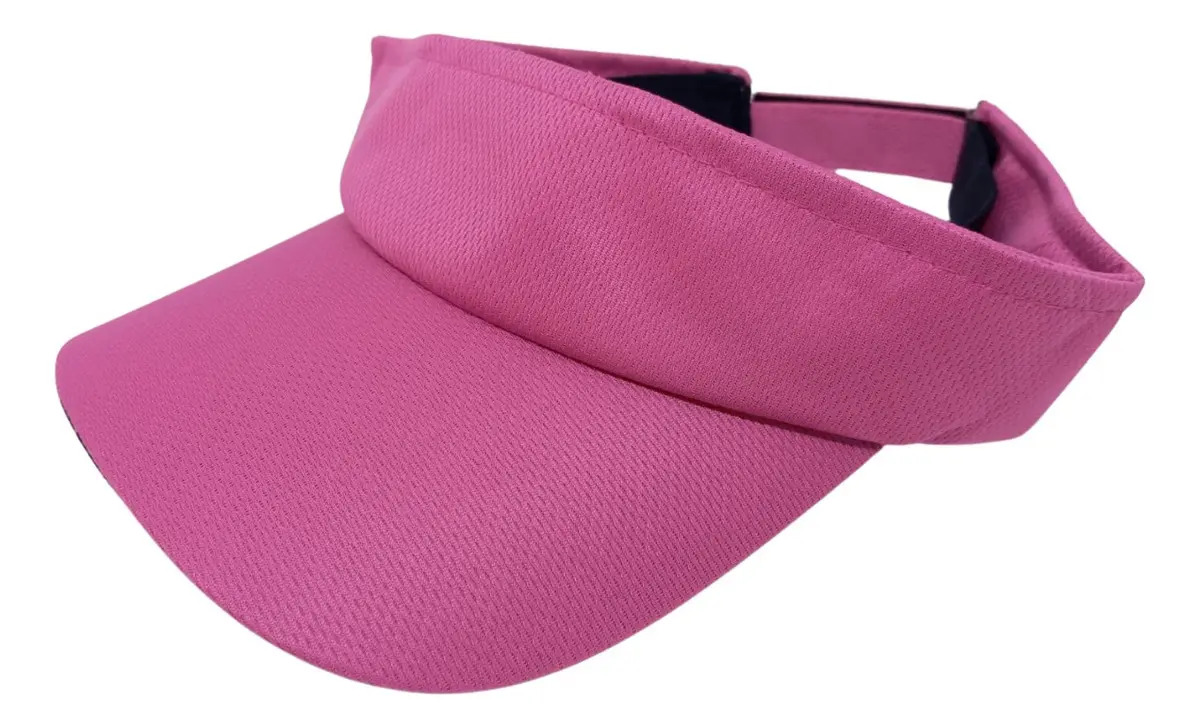 Viseira Sol Praia Verão Esporte Volei Feminina Cores Cor Rosa Tamanho Un
