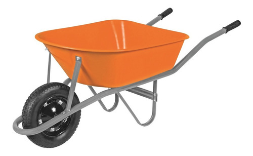Imagen 1 de 5 de Carretilla Tramontina Plastica Honda C/rueda Inflable 55lt