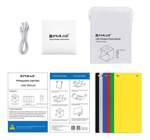 Imagen 3 de 4 de Caja De Luz Para Fotografía Set Fotográfico