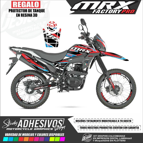 Calcomanias Victory Mrx 150 Personalizadas 2 Kit De Stickers